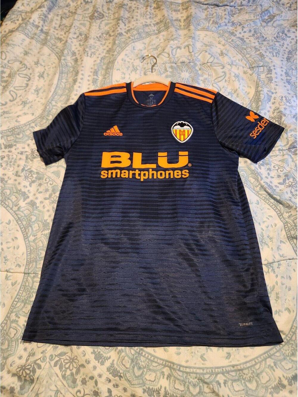 Valencia CF 2018/2019 Spain Away Soccer Jersey Size M